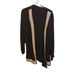 Spencer Alexis Long Open Sweater Style Blazer Vintage Y2K Ladies Size 12